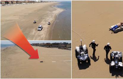 Sunčao se na plaži sam samcat i nadrapao: Policija ga kaznila!