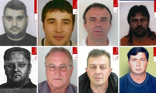 FOTO Ovo su Hrvati koje tra&zcaron;i Interpol. Na crvenoj tjeralici su!