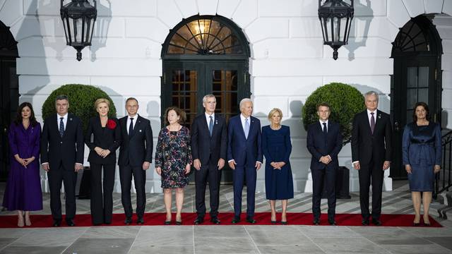 Bidens Host NATO Summit Dinner at the White House