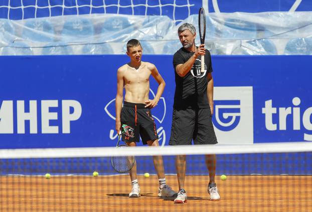 Goran Ivanišević sa sinom Emanuelom na Plava Laguna Croatia Open Umag teniskom turniru