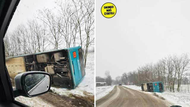 Prevrnuo se autobus u Ladimirevcima