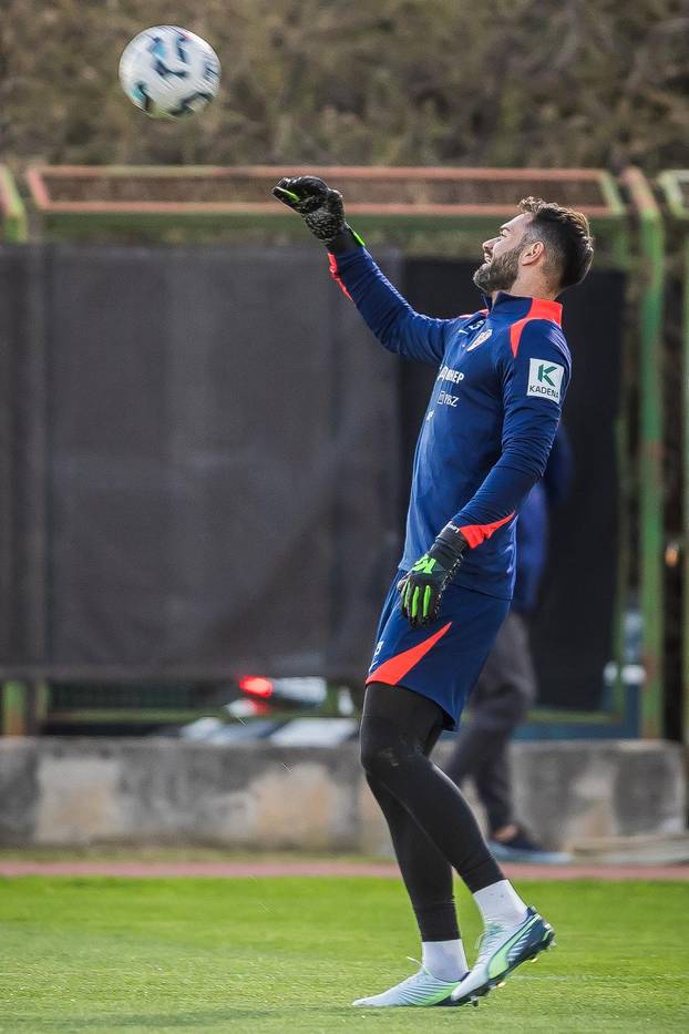 Trening hrvatske nogometne reprezentacije na splitskom Poljudu