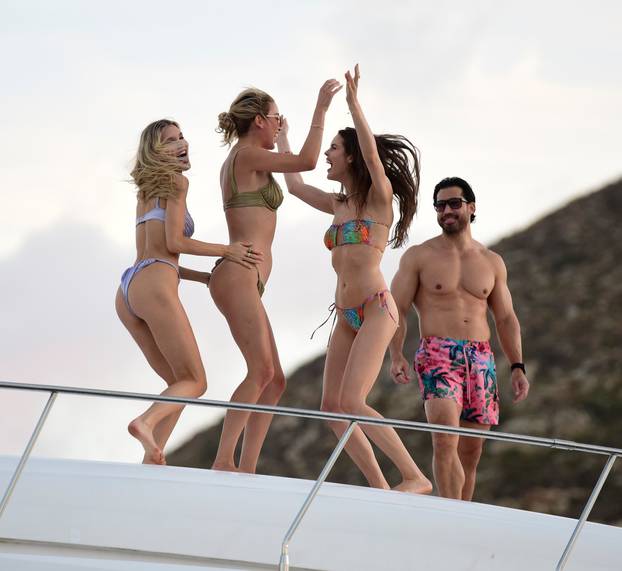 EXCLUSIVE: Joy Corrigan shows off incredible figure during a boat day in Mexico!