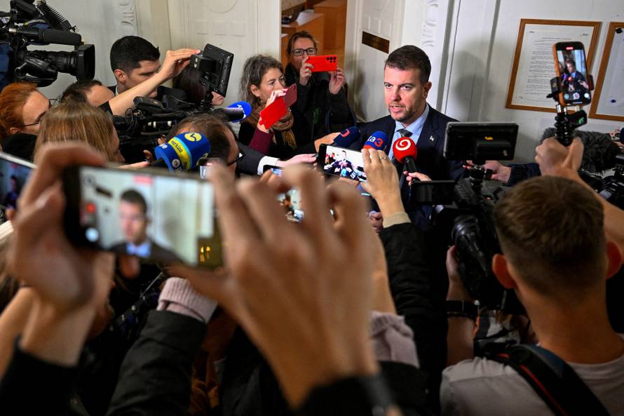 Juraj Cintula, accused of the 2024 attack on Slovak PM Robert Fico, attends the last day of his trial at the Specialised Criminal Court in Banska Bystrica