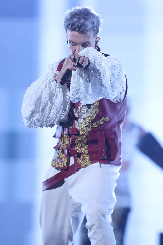 Malmo: Baby Lasagna izveo je 'Rim Tim Tagi Dim' s kojim je postao favorit Eurosonga ove godine