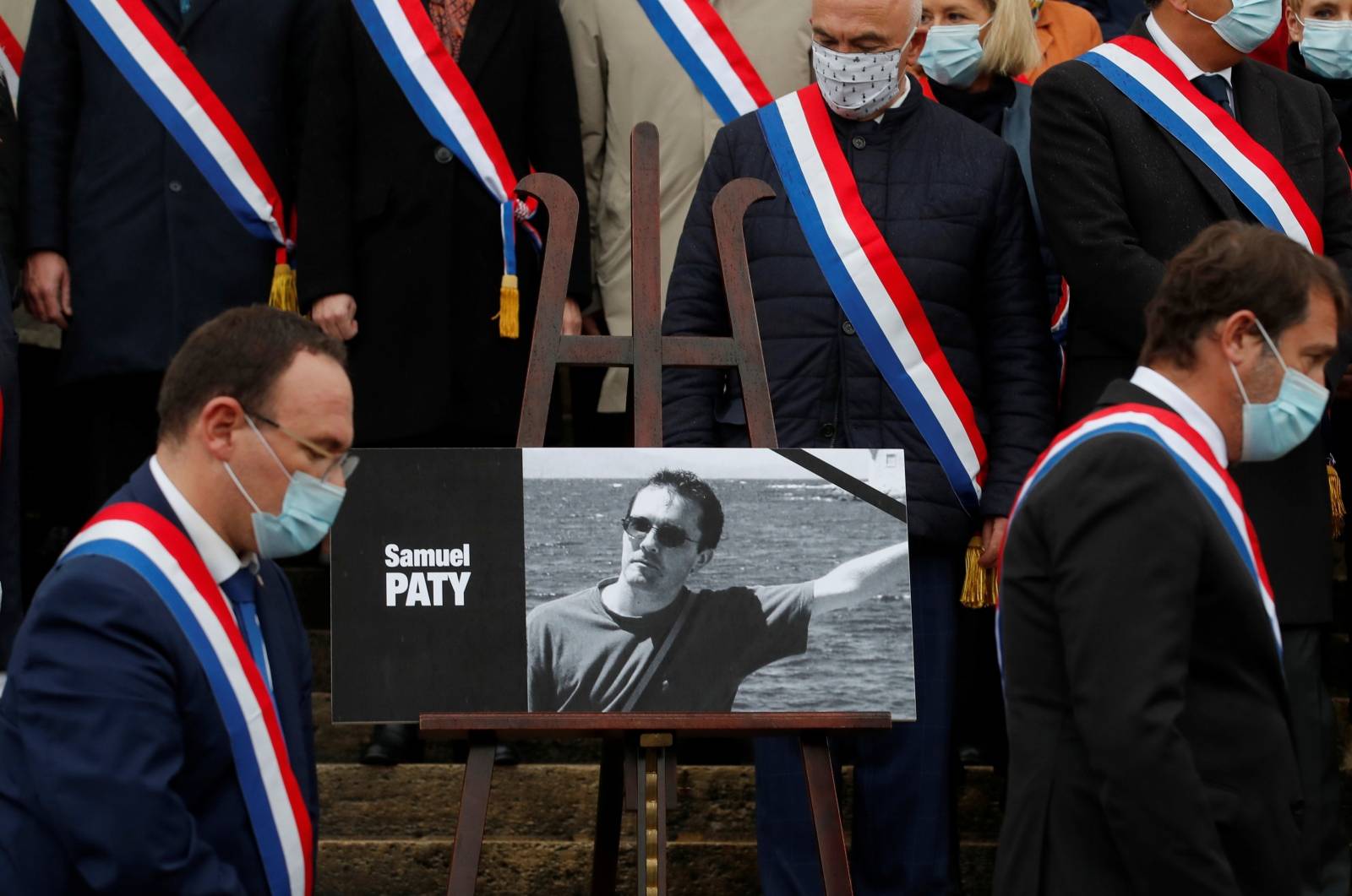 French MPs pay tribute to beheaded teacher Samuel Paty in Paris