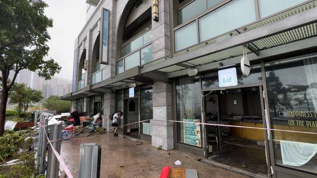 Aftermath of Super Typhoon Ragasa in Hong Kong