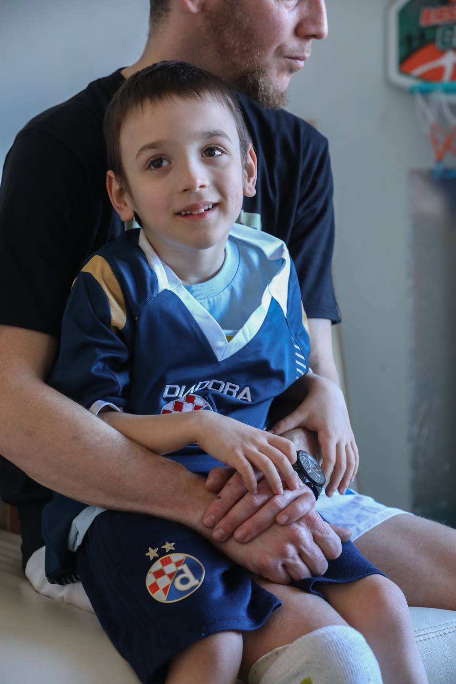 Zagreb: Paraolimpijac Toni Bošnjaković sa sinom Vinkom