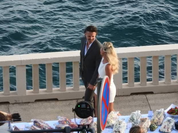 Dubrovnik:  Primanje dan uoči svadbe  Nicole Artukovich i Liama Stewarta