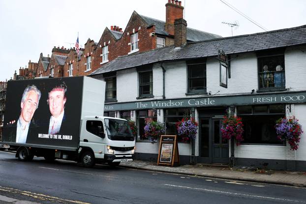 U.S. President Trump's state visit to Britain