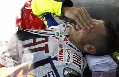 Valentino Rossi zadobio otvoreni prijelom noge...