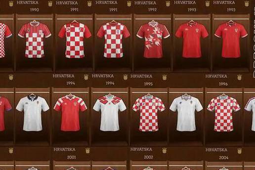 Pogledajte ih sve: Koji vam je najljepši dres Hrvata u povijesti