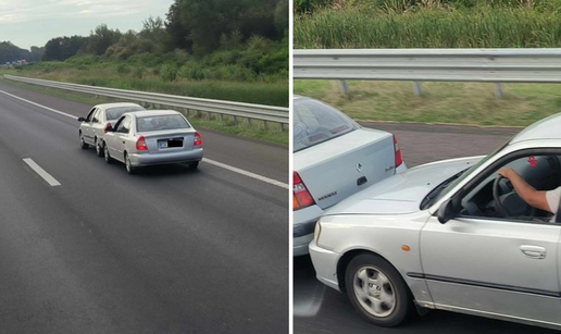 FOTO 'Svašta sam vidio, ali ovo nikad!' Pokvario mu se auto na A3, a onda mu je stigla pomoć!