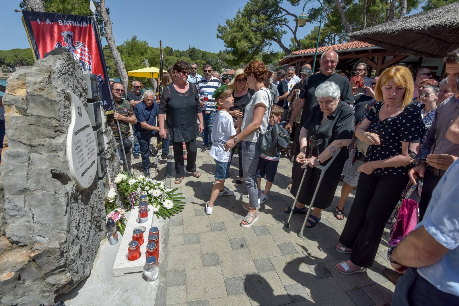 Biograd na Moru: Otkrivanje spomenika pogunulima u Domovinskom ratu