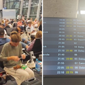VIDEO Splitski aerodrom i dalje pun ljudi nakon pada sustava: 'Nije dramati&ccaron;no, ali je gu&zcaron;va'