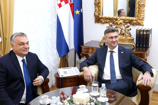Zagreb: PlenkoviÄ i Viktor Orban, premijer MaÄarske