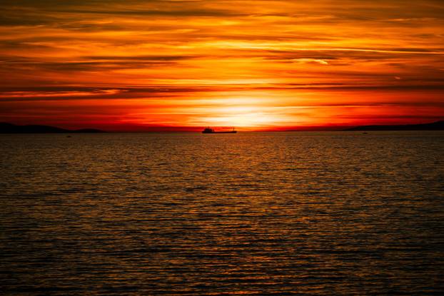 Zalazak sunca u Stobreču