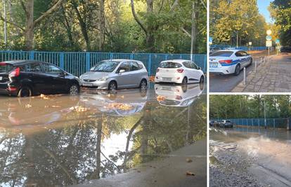 Pukla cijev u Zagrebu, bez vode ostao dio Sopota i Utrine: 'Auti su bili poplavljeni preko kotača'