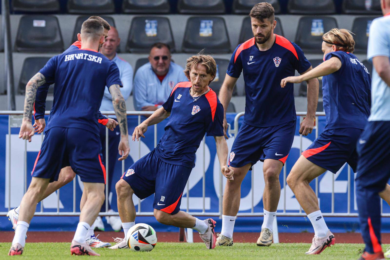 Neuruppin: Trening hrvatske nogometne reprezentacije uoči utakmice s Italijom 