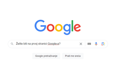 Želite biti na prvoj stranici Google-a?