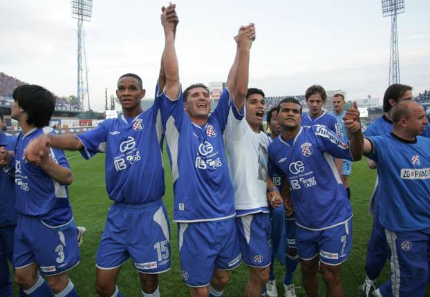 ARHIVA - Zagreb: Dinamo naslov prvaka Hrvatske 2006. proslavio pobjedom nad Hajdukom 1:0