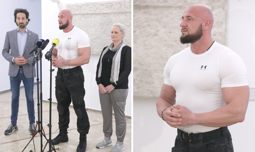 FOTO Mostovci organizirali okrugli stol o pretilosti: Miletić u Sabor doveo body buildera