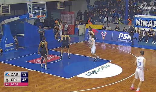 VIDEO Pogledajte &ccaron;udesan potez ko&scaron;arka&scaron;a Zadra protiv Splita!