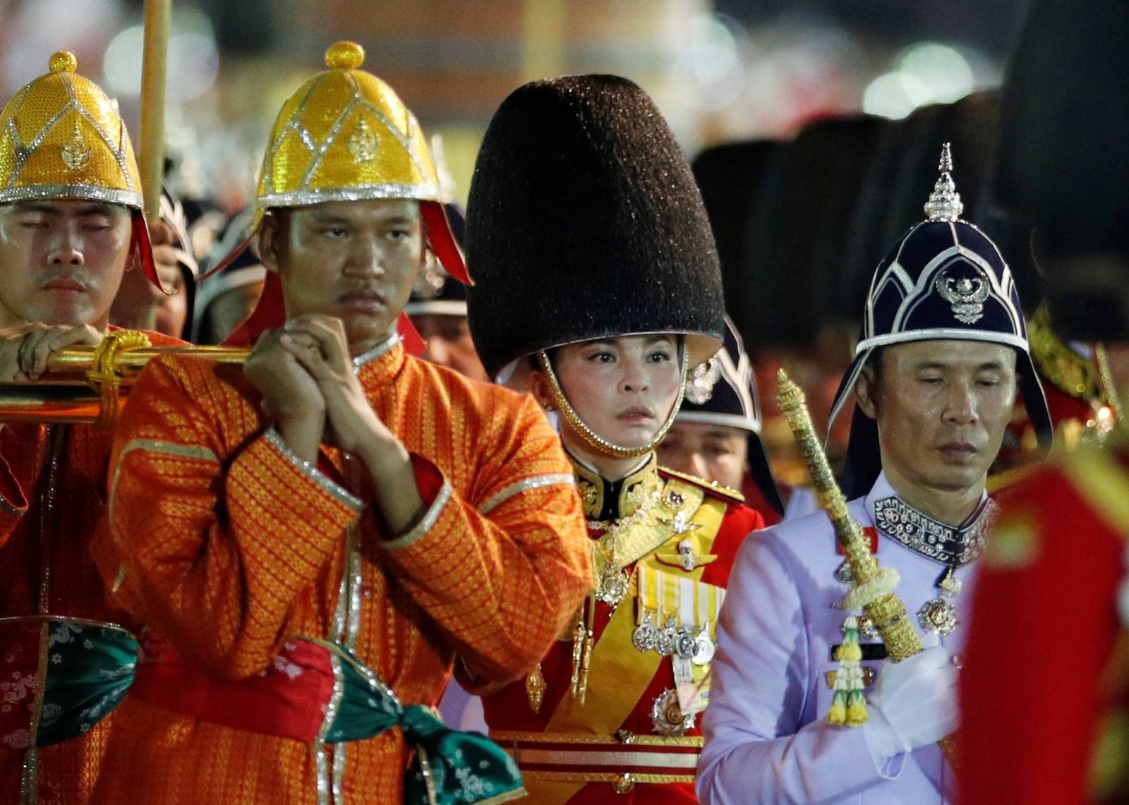 Coronation procession for Thailand's newly crowned King Maha Vajiralongkorn in Bangkok