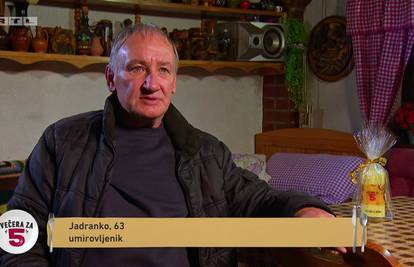 Kako će se danas u 'Večeri za 5' snaći Jadranko? 'Dobro ćemo se večeras najesti, čini mi se!'