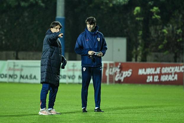 Zagreb: Trening hrvatske nogometne reprezentacije 