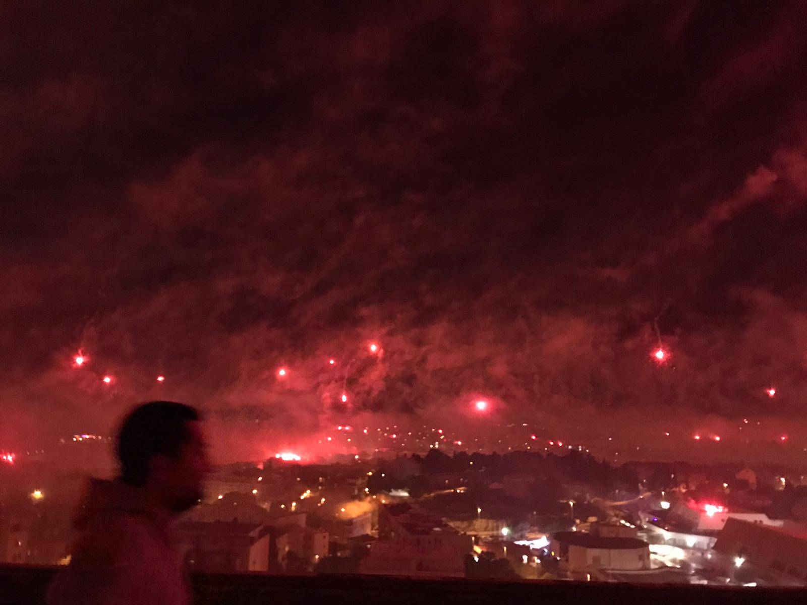 Gori splitsko nebo! Torcida je za 70. rođendan zapalila cijeli grad