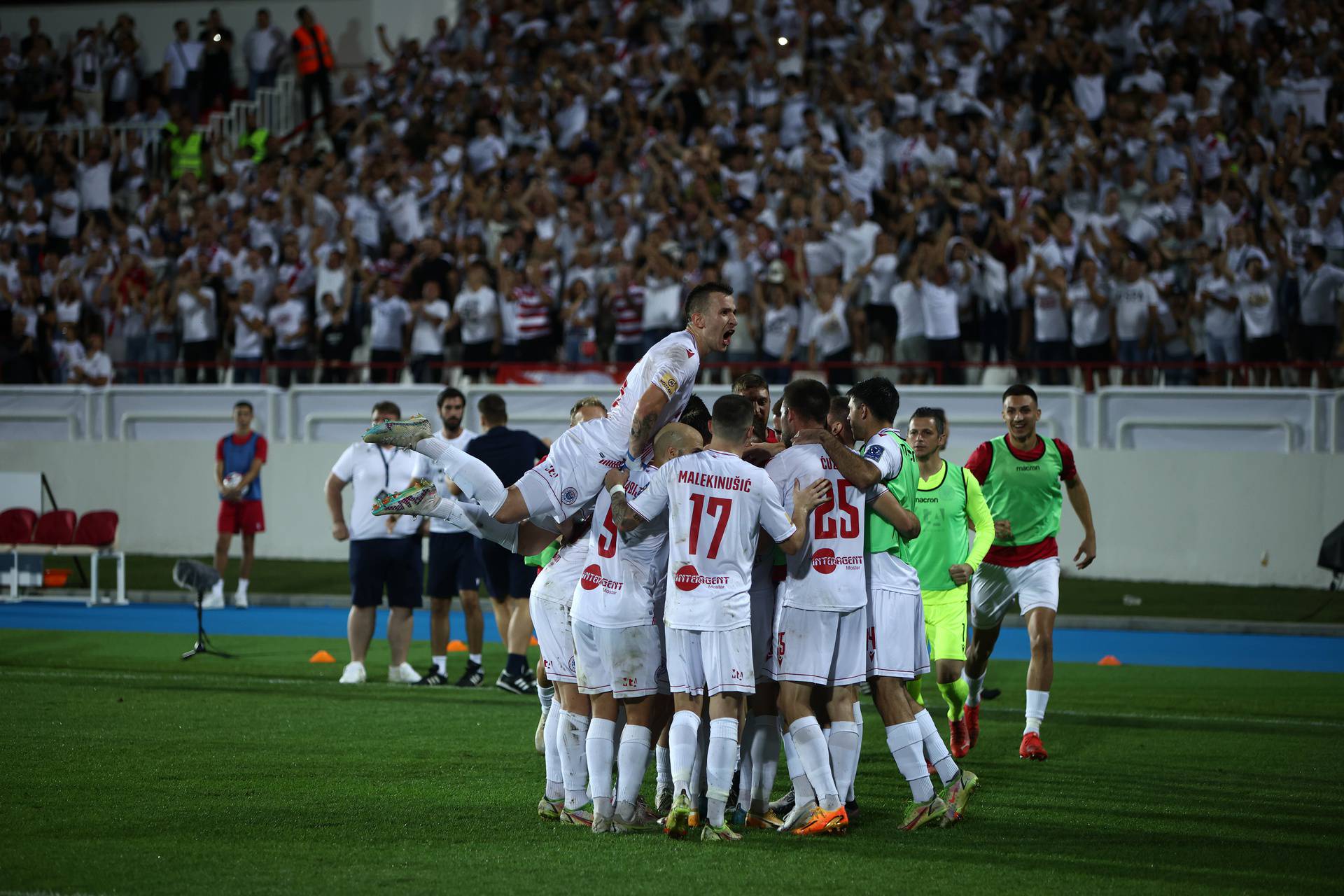 Mostar: Uzvratna utakmica play-offa UEFA Europske lige, HSK Zrinjski - LASK