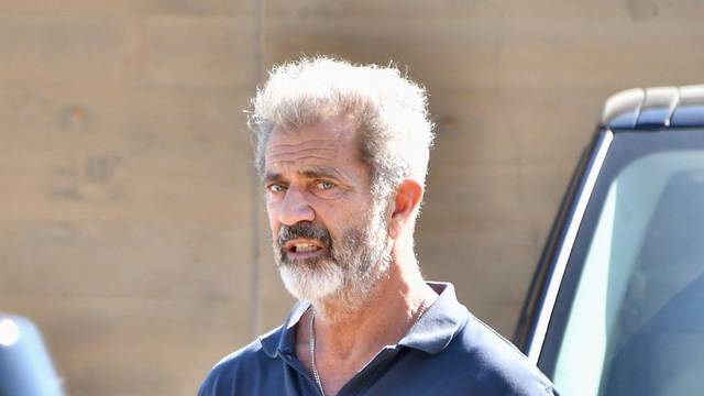 *EXCLUSIVE* Mel Gibson enjoys his afternoon at Nobu Malibu