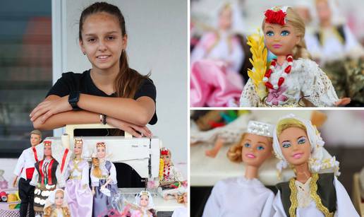 Bosanska Barbie postala pravi hit, djevojčica Esma dizajnira i šije narodne nošnje za lutke