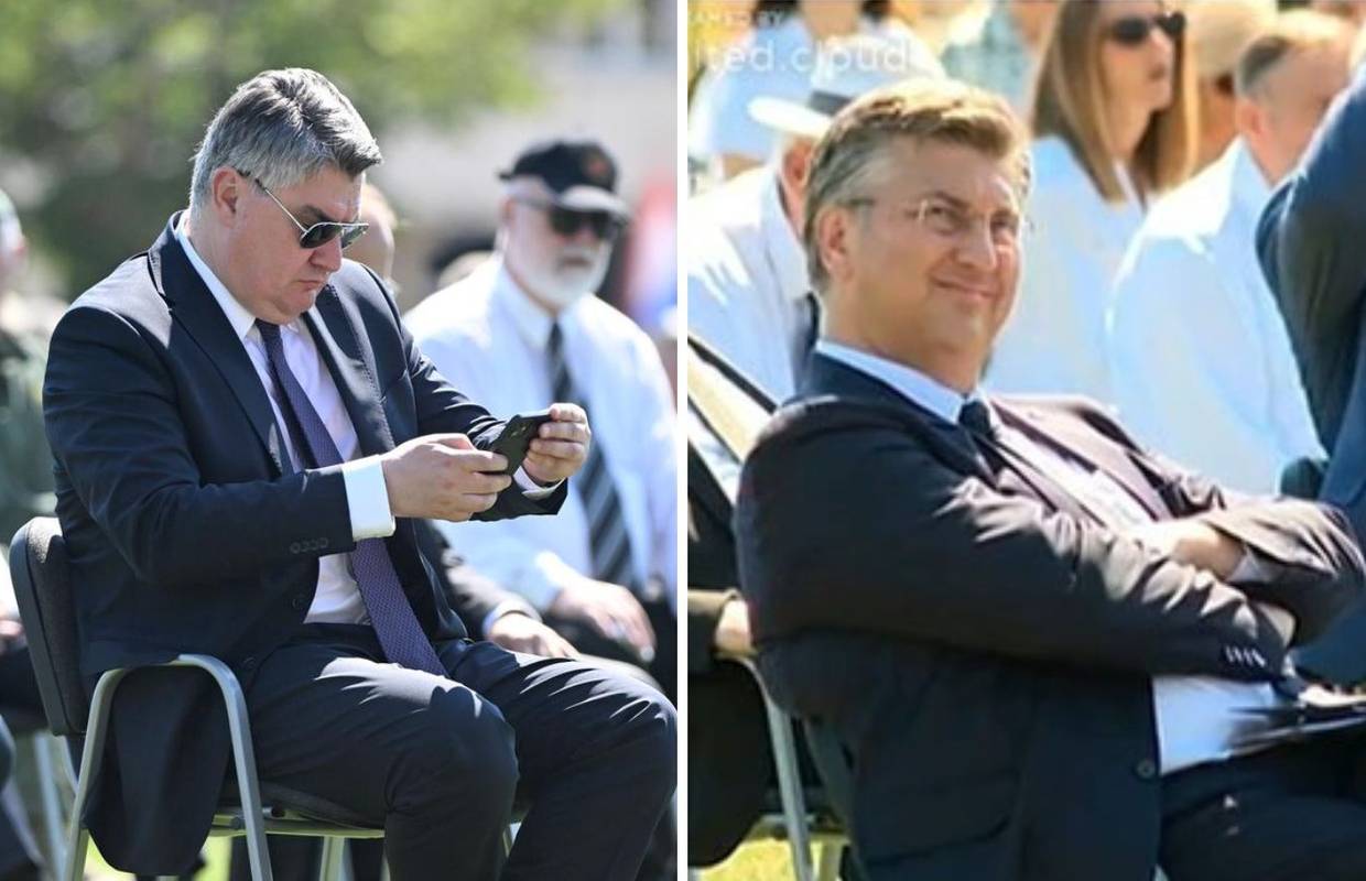 Nisu se baš doživljavali: Evo što su radili Milanović i Plenković dok je onaj drugi držao govor