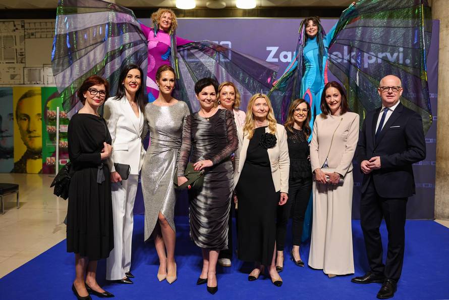Zagreb: Poznati na svečanosti povodom obilježavnja 100 godina HRT-a