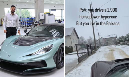 Mate Rimac objavio kako vozi po snijegu i sluša Milu Kitića
