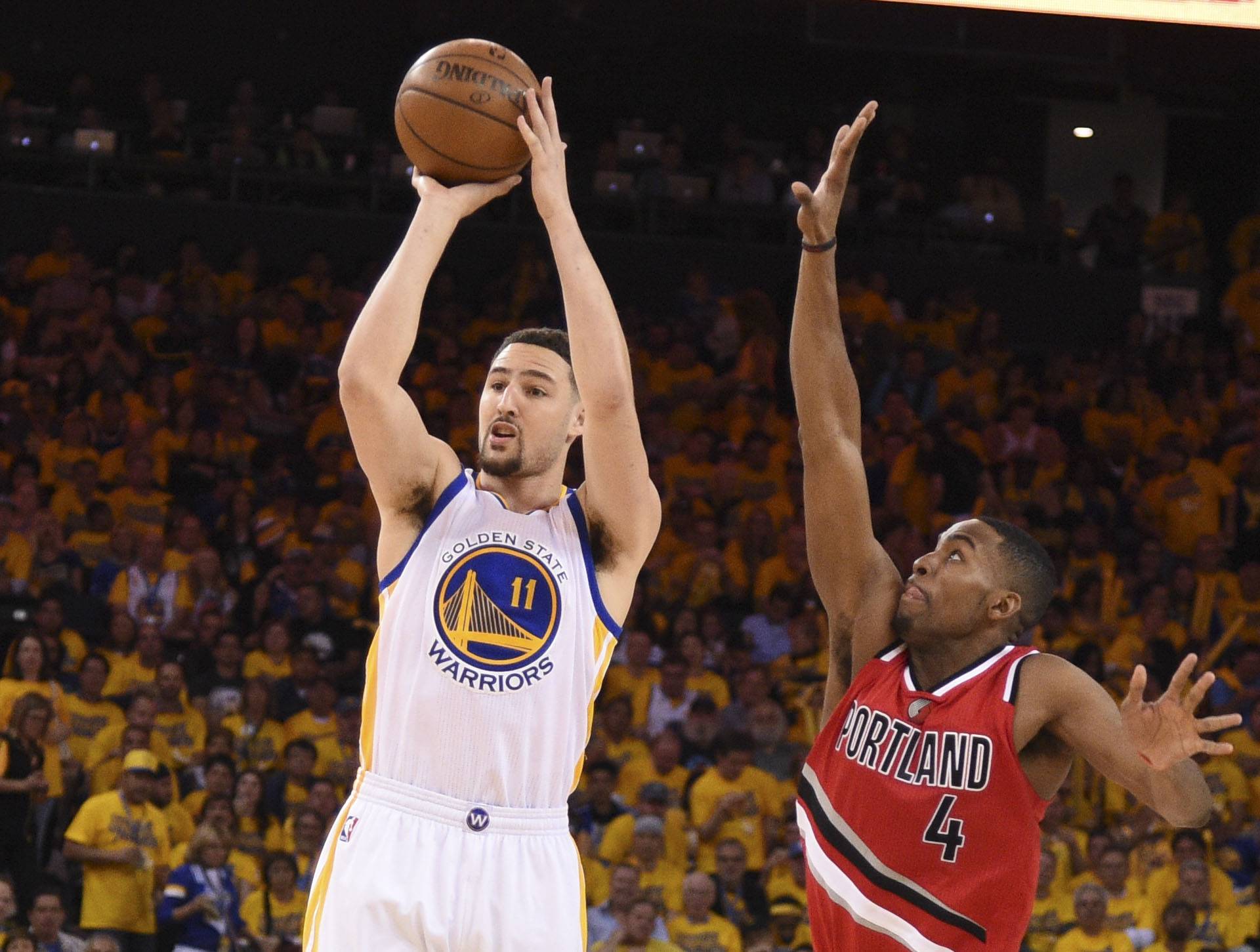 NBA: Playoffs-Portland Trail Blazers at Golden State Warriors