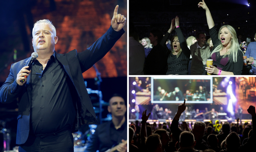FOTO Ve&ccaron;er puna emocija! Arena pjeva u &ccaron;ast Tome Zdravkovi&cacute;a