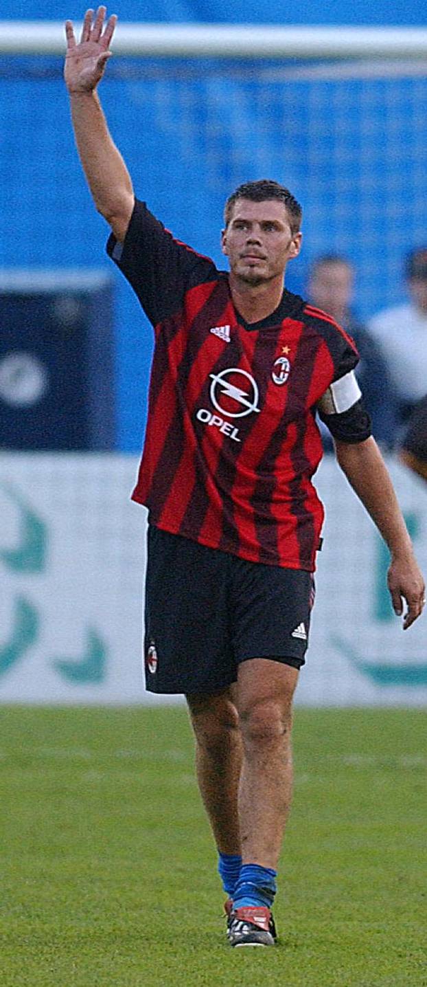 Zvonimir Boban oprostio se od nogometa revijalnom utakmicom na stadionu Maksimir, 07.10.2002.