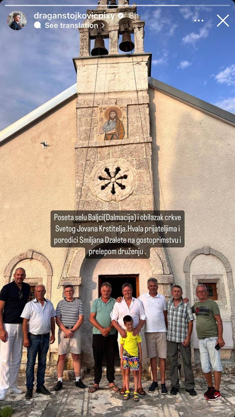 Piksi uživa na Jadranu: Izbornik Srbije ljeto provodi u Dalmaciji