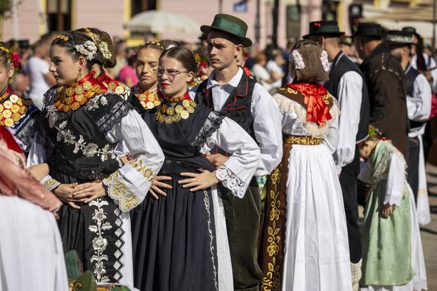 Vinkovci: Svečani mimohod sudionika 60. Vinkovačkih jeseni