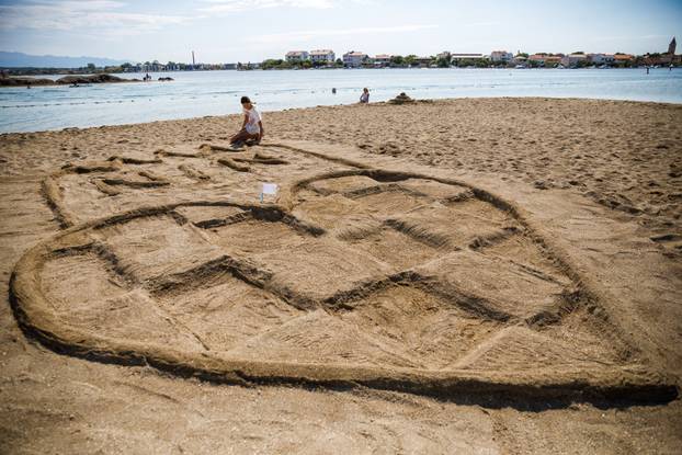 11. Festival pijeska na Kraljičinoj plaži u Ninu
