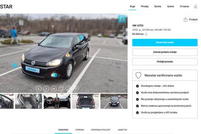 Kupac i prodavatelj nisu se ni vidjeli: Preko Neostara kupio 13 godina star rabljeni automobil