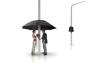 Rasvjetni stup s kišobranom: Ovo bi trebalo u svakom gradu