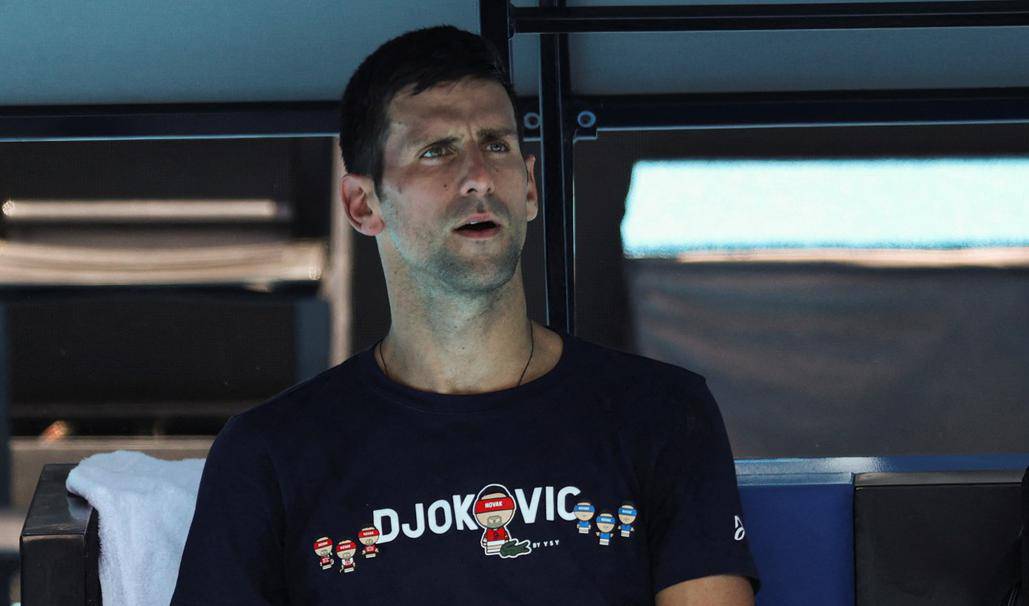Serbian tennis player Novak Djokovic rests at Melbourne Park as questions remain over the legal battle regarding his visa to play in the Australian Open