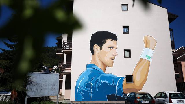 Đoković kraj Sarajeva dobio svoj najveći mural na svijetu