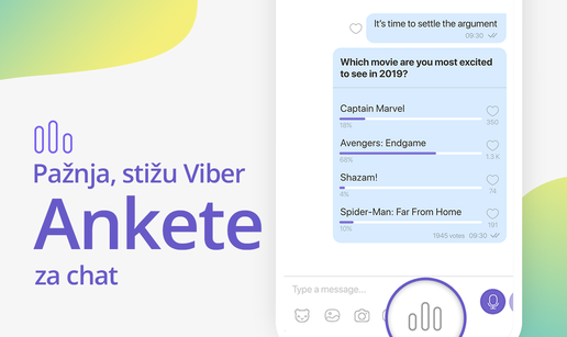 Viber - live ankete podižu demokraciju u Communityjima