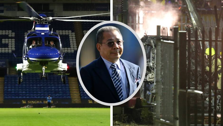 Užas! Helikopter s vlasnikom Leicestera pao kraj stadiona