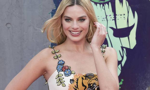 Margot Robbie attends Suicide Squad film premiere at Leicester Square in London. 03/08/2016